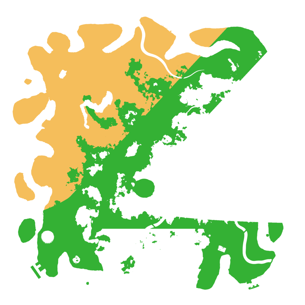 Biome Rust Map: Procedural Map, Size: 4250, Seed: 962135466