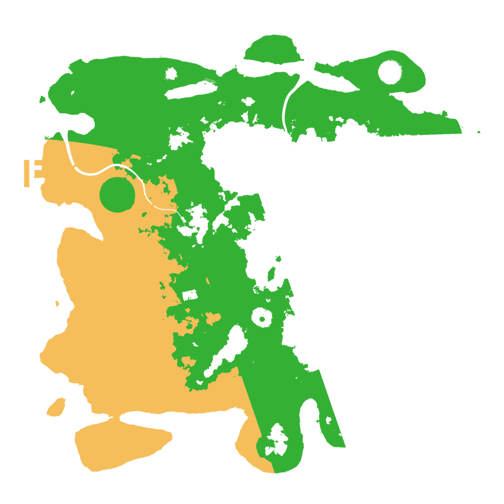 Biome Rust Map: Procedural Map, Size: 3750, Seed: 175796