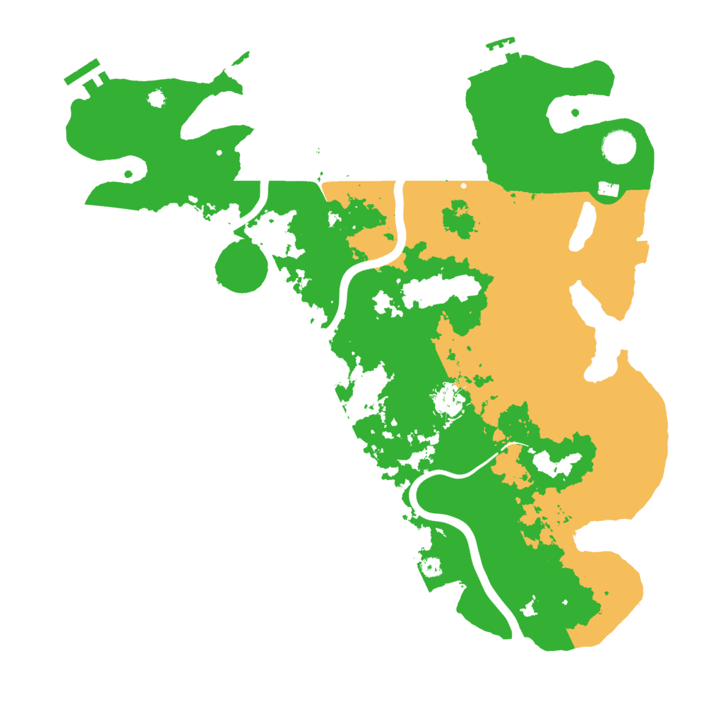 Biome Rust Map: Procedural Map, Size: 3750, Seed: 1387011187