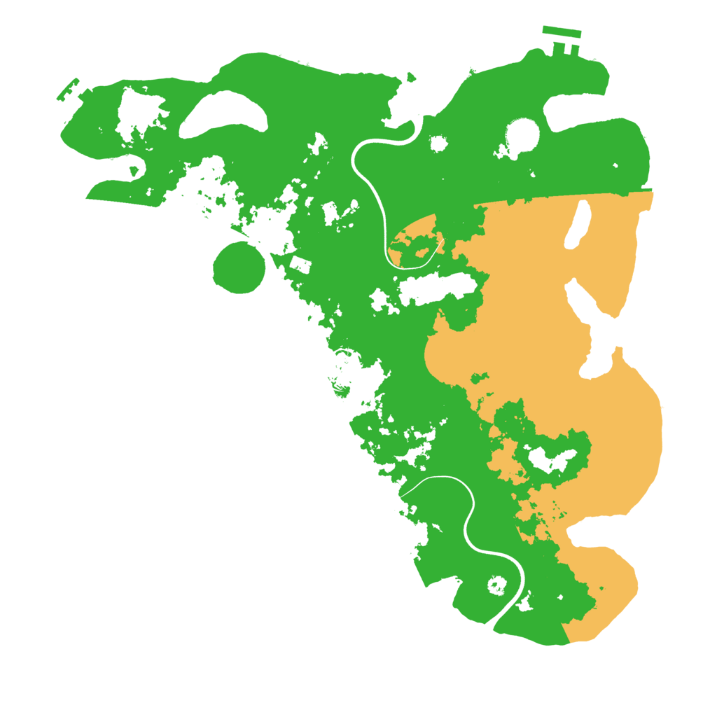 Biome Rust Map: Procedural Map, Size: 3750, Seed: 1387011187