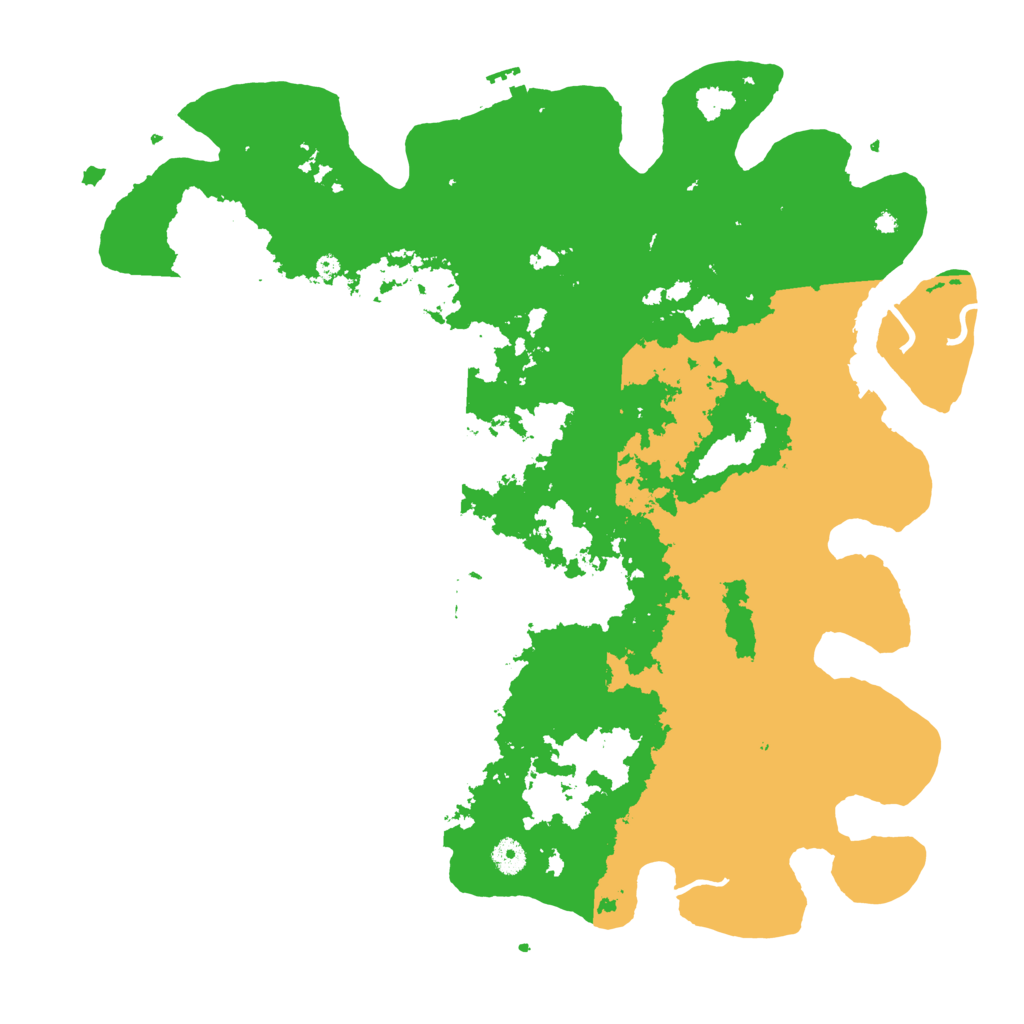 Biome Rust Map: Procedural Map, Size: 4500, Seed: 1037790554