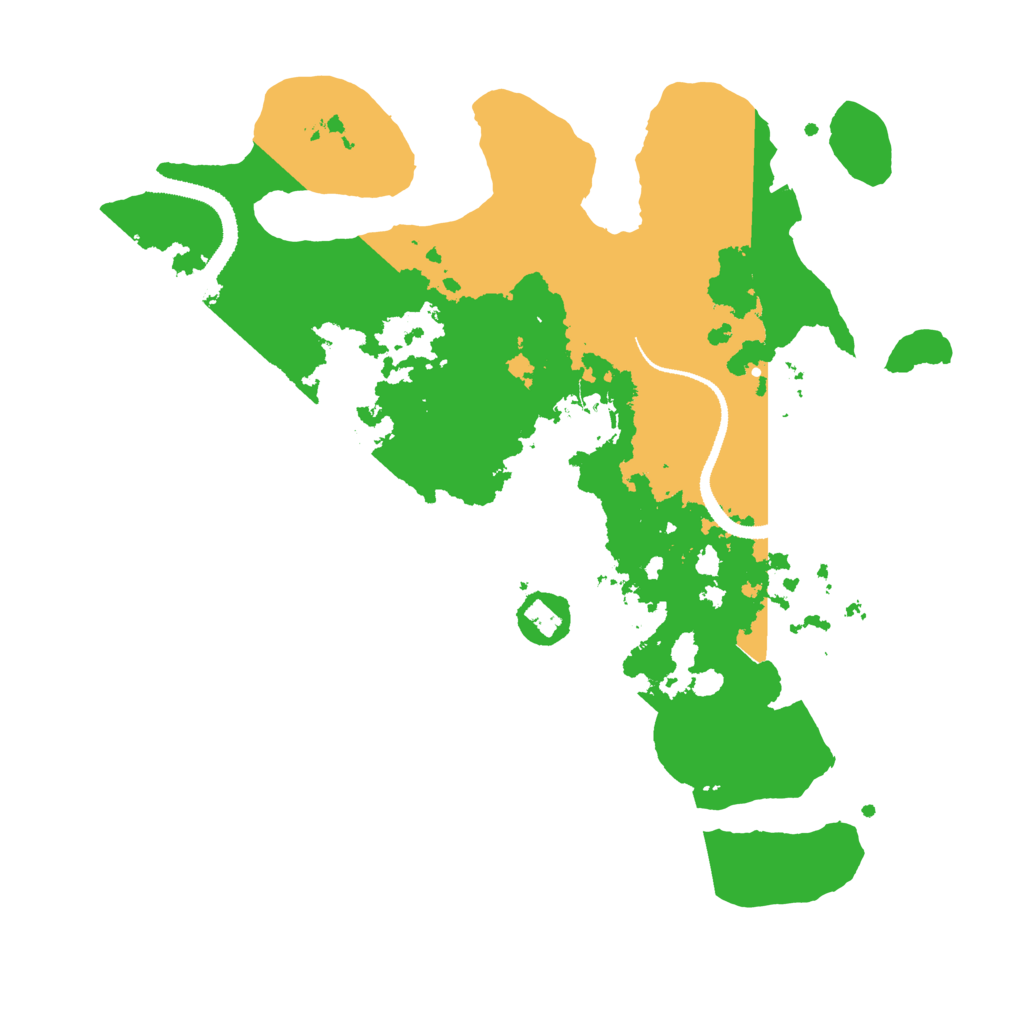 Biome Rust Map: Procedural Map, Size: 3109, Seed: 1898885