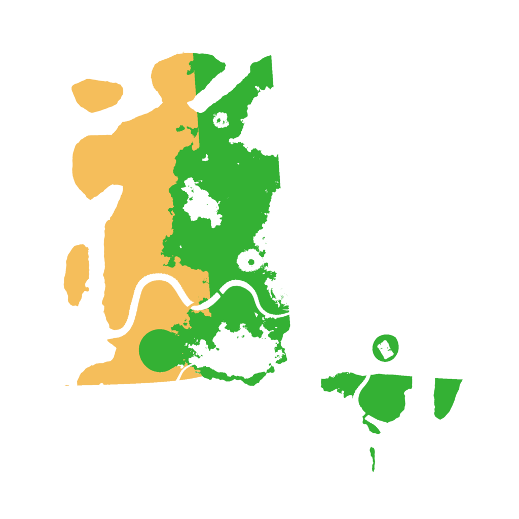 Biome Rust Map: Procedural Map, Size: 3300, Seed: 1192262592