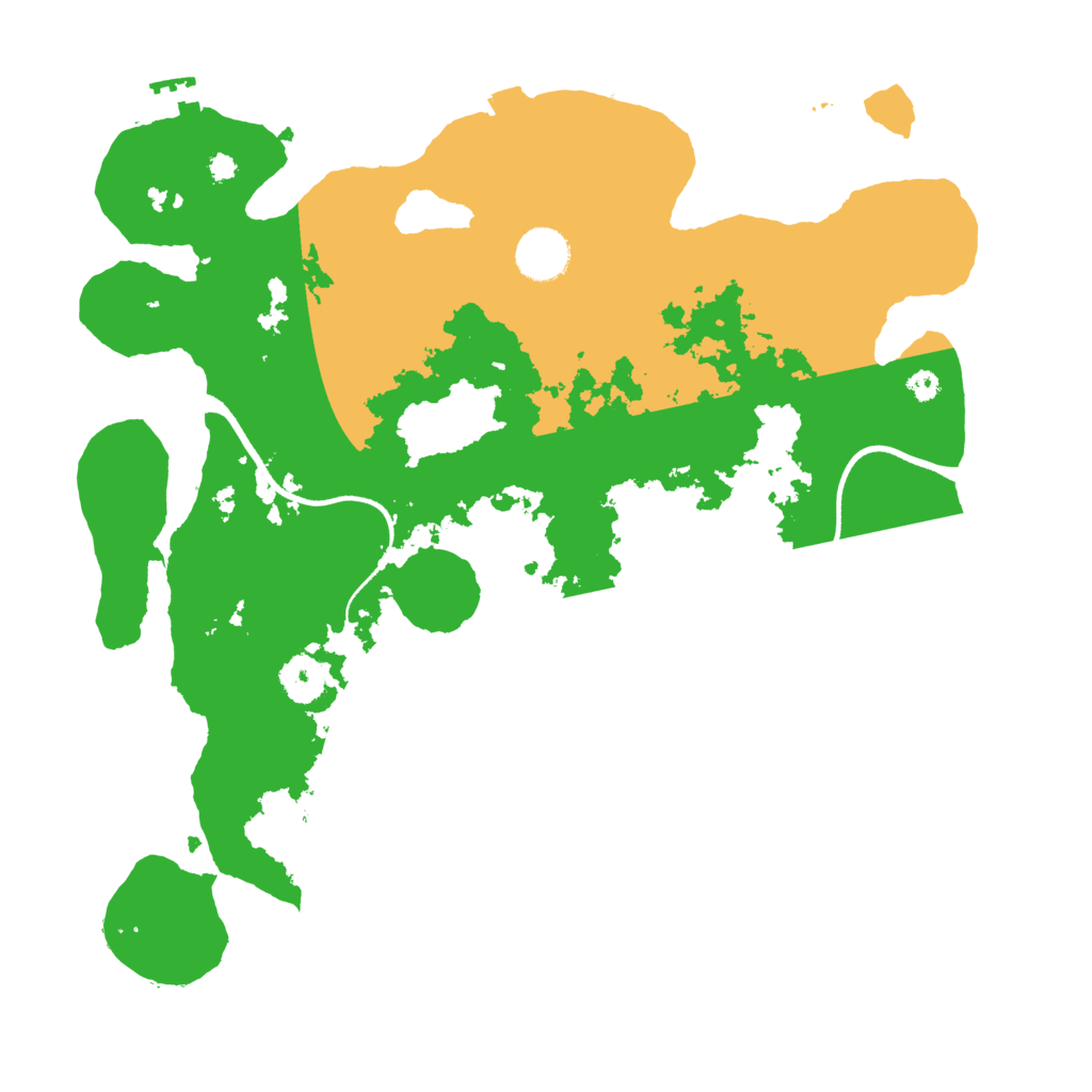 Biome Rust Map: Procedural Map, Size: 3600, Seed: 990304