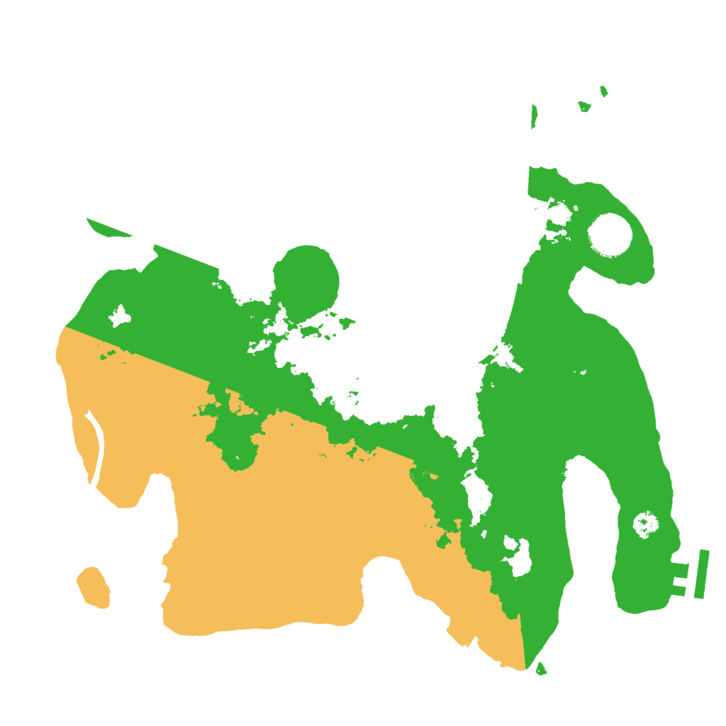 Biome Rust Map: Procedural Map, Size: 3000, Seed: 4637277