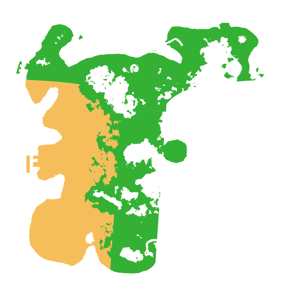 Biome Rust Map: Procedural Map, Size: 3500, Seed: 207006063