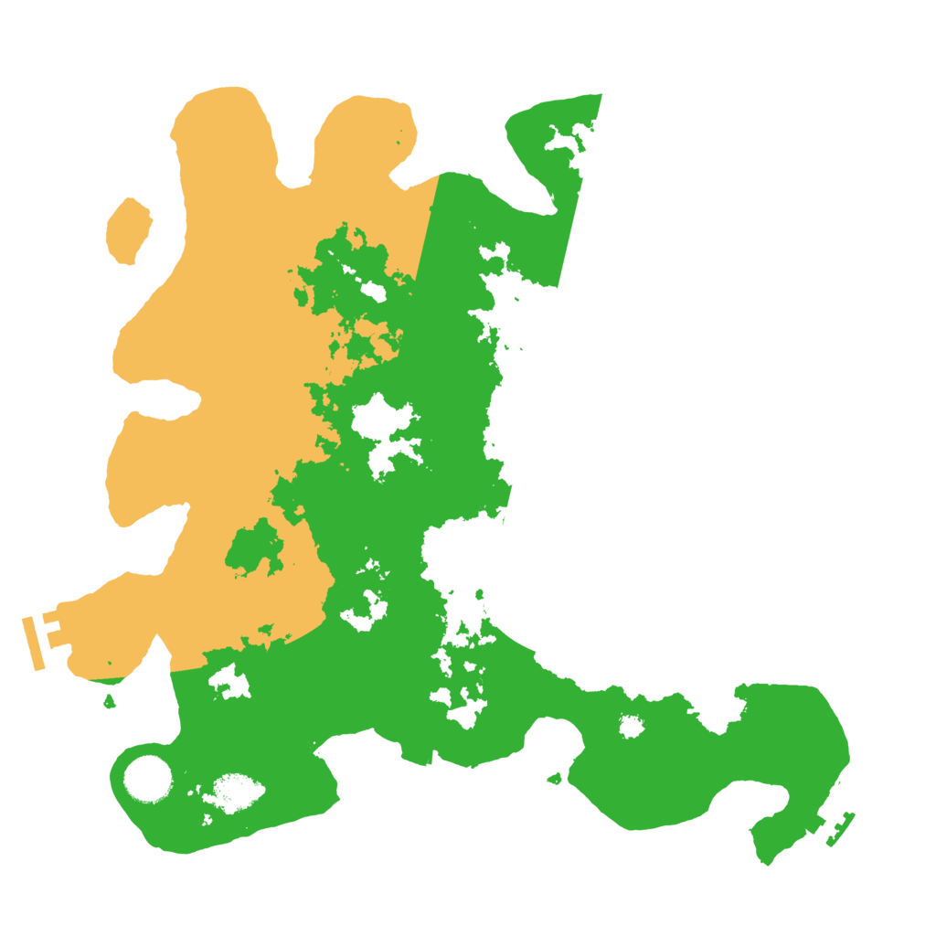 Biome Rust Map: Procedural Map, Size: 3500, Seed: 276422417