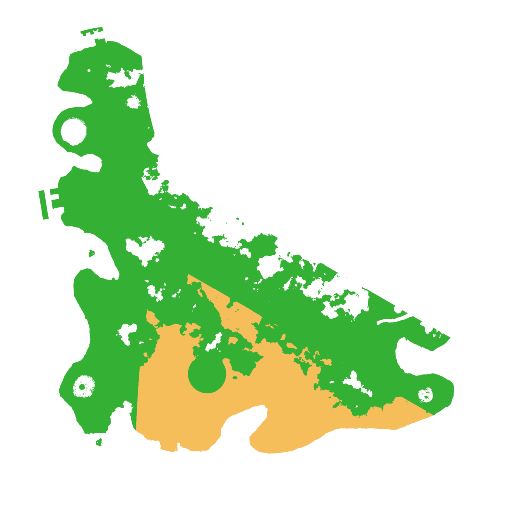 Biome Rust Map: Procedural Map, Size: 3500, Seed: 599149565