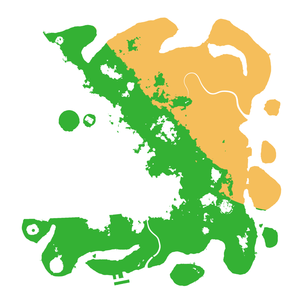 Biome Rust Map: Procedural Map, Size: 3900, Seed: 1351051004