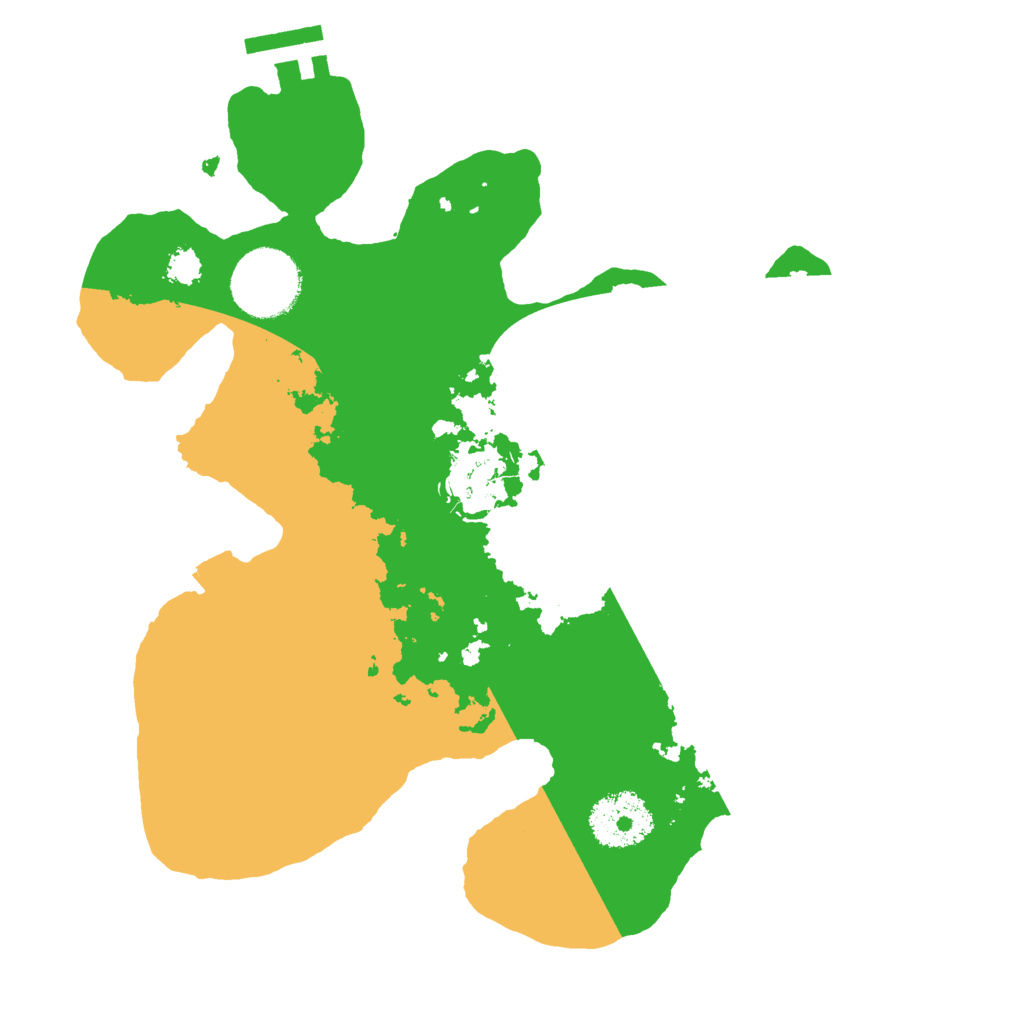 Biome Rust Map: Procedural Map, Size: 2650, Seed: 644320