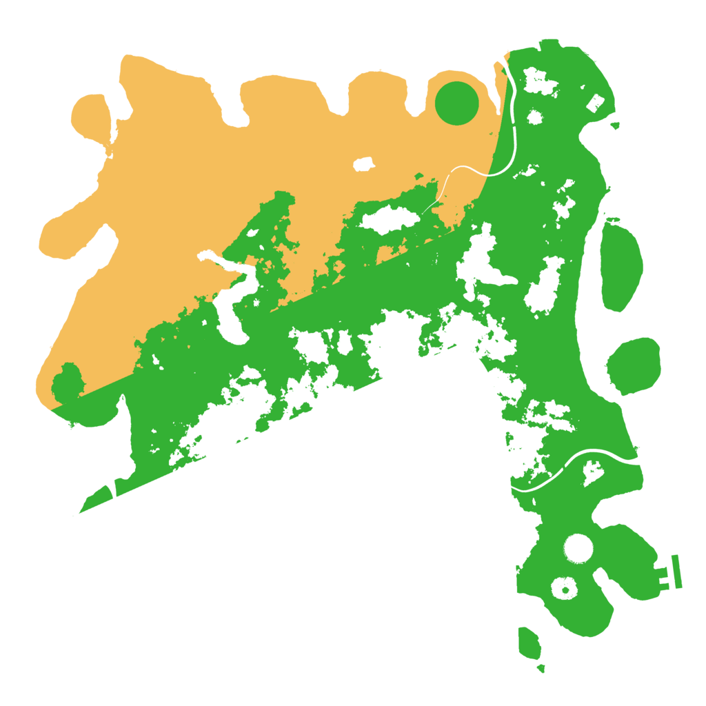 Biome Rust Map: Procedural Map, Size: 4250, Seed: 23126