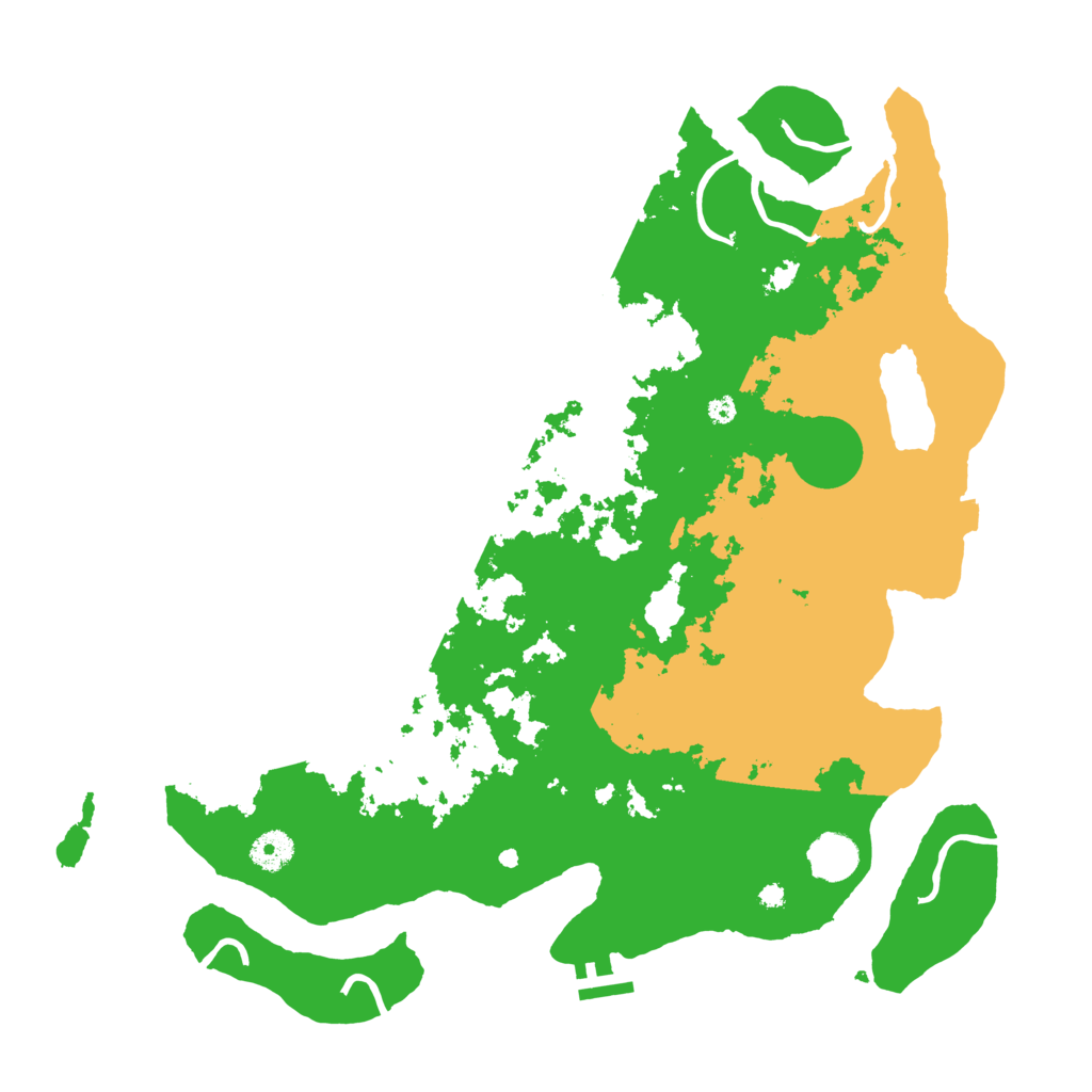 Biome Rust Map: Procedural Map, Size: 4000, Seed: 1889909339