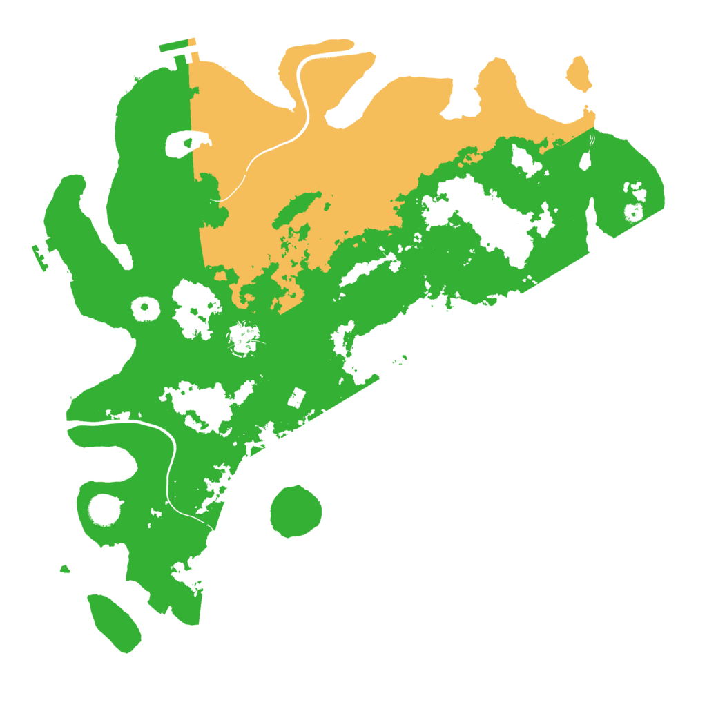 Biome Rust Map: Procedural Map, Size: 3900, Seed: 323852905