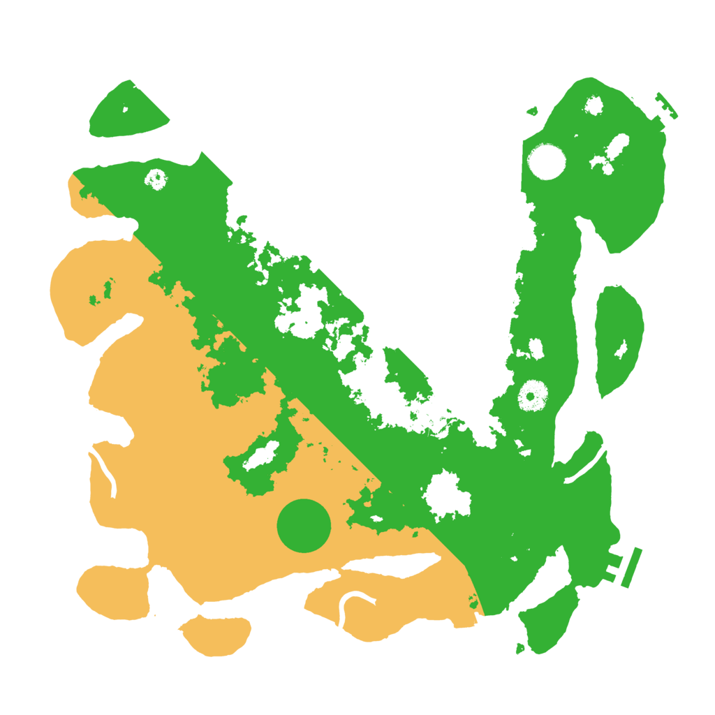 Biome Rust Map: Procedural Map, Size: 3500, Seed: 70776767