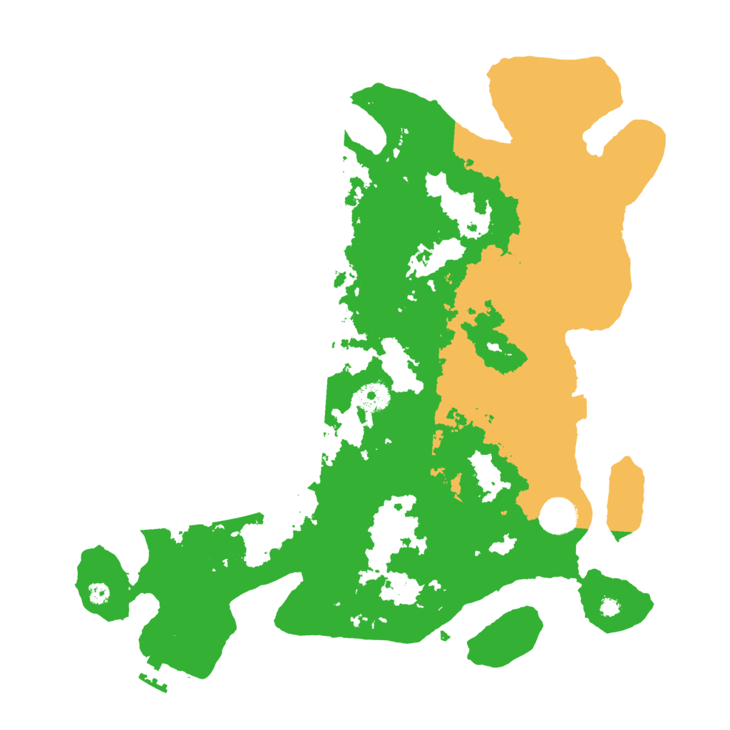 Biome Rust Map: Procedural Map, Size: 3500, Seed: 1102105493