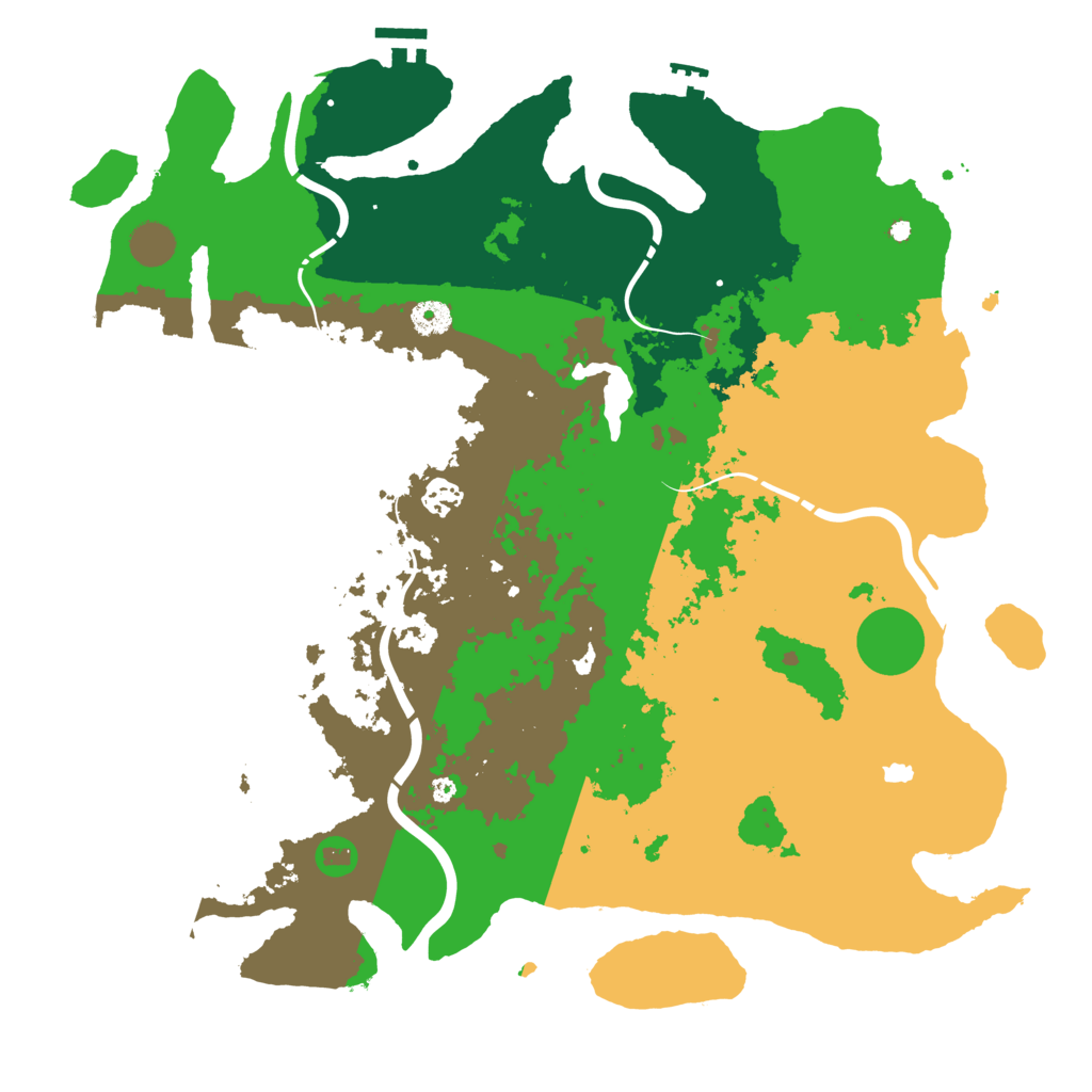 Biome Rust Map: Procedural Map, Size: 4250, Seed: 422883208