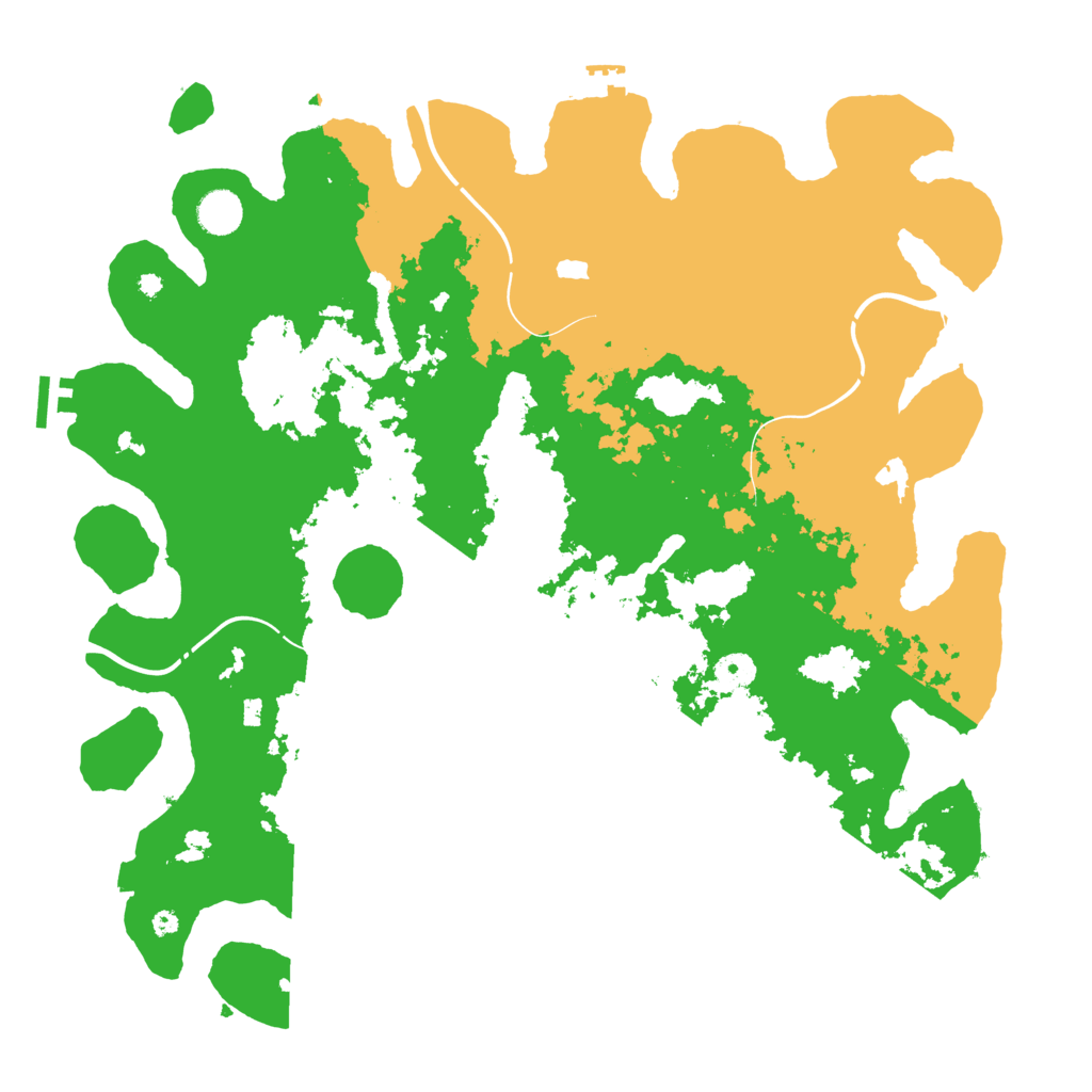 Biome Rust Map: Procedural Map, Size: 4250, Seed: 11102021
