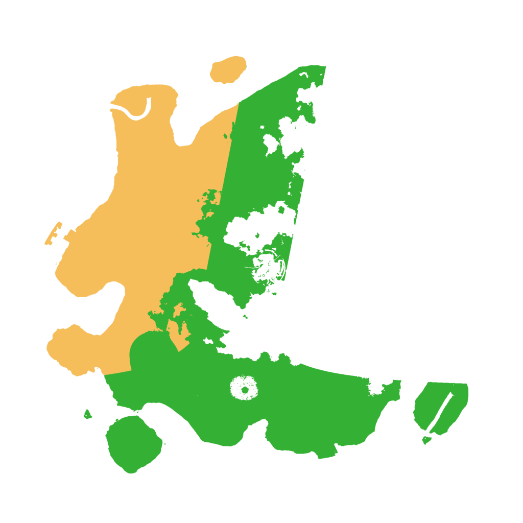 Biome Rust Map: Procedural Map, Size: 3000, Seed: 143999502