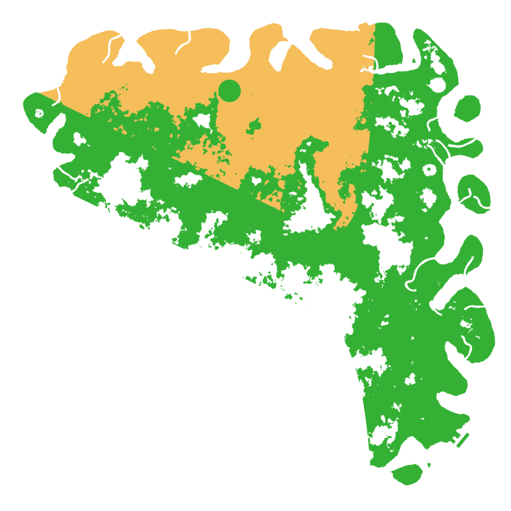 Biome Rust Map: Procedural Map, Size: 6000, Seed: 113501587