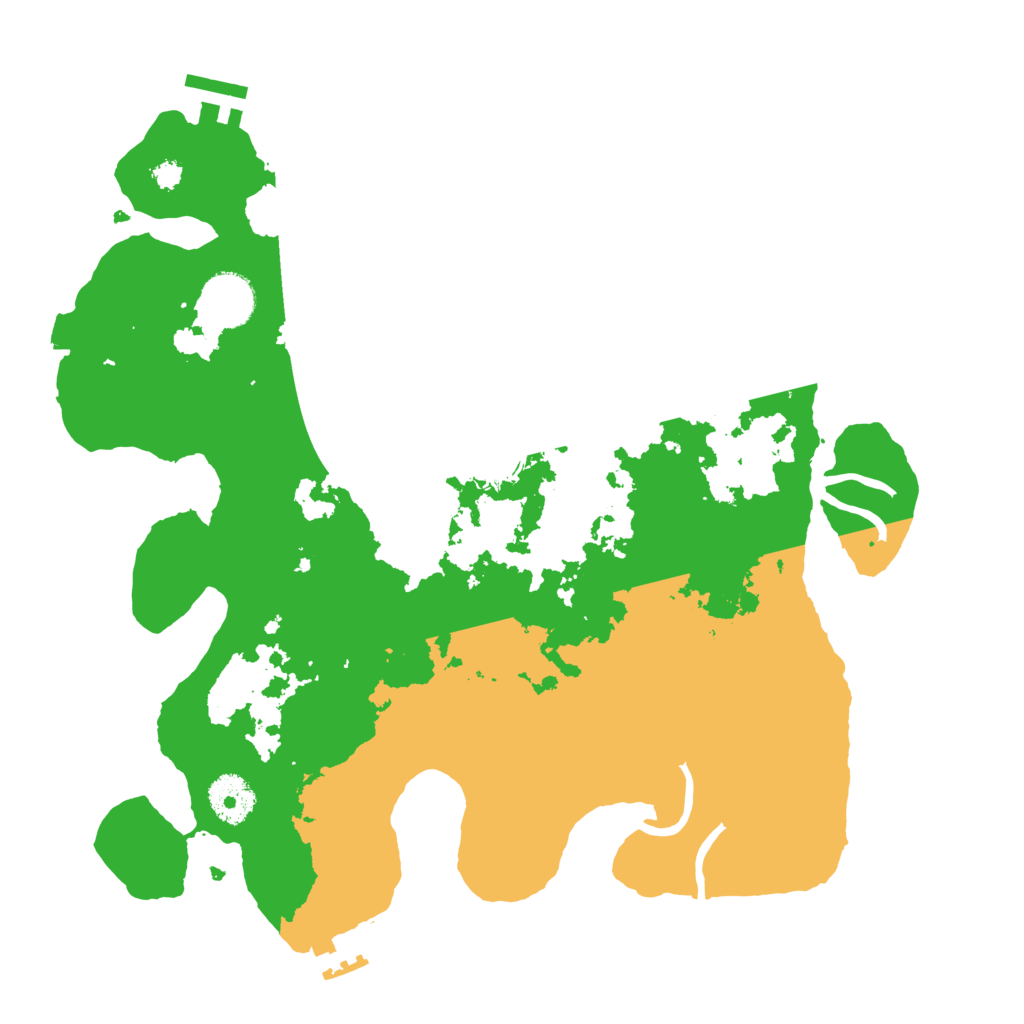 Biome Rust Map: Procedural Map, Size: 3311, Seed: 1