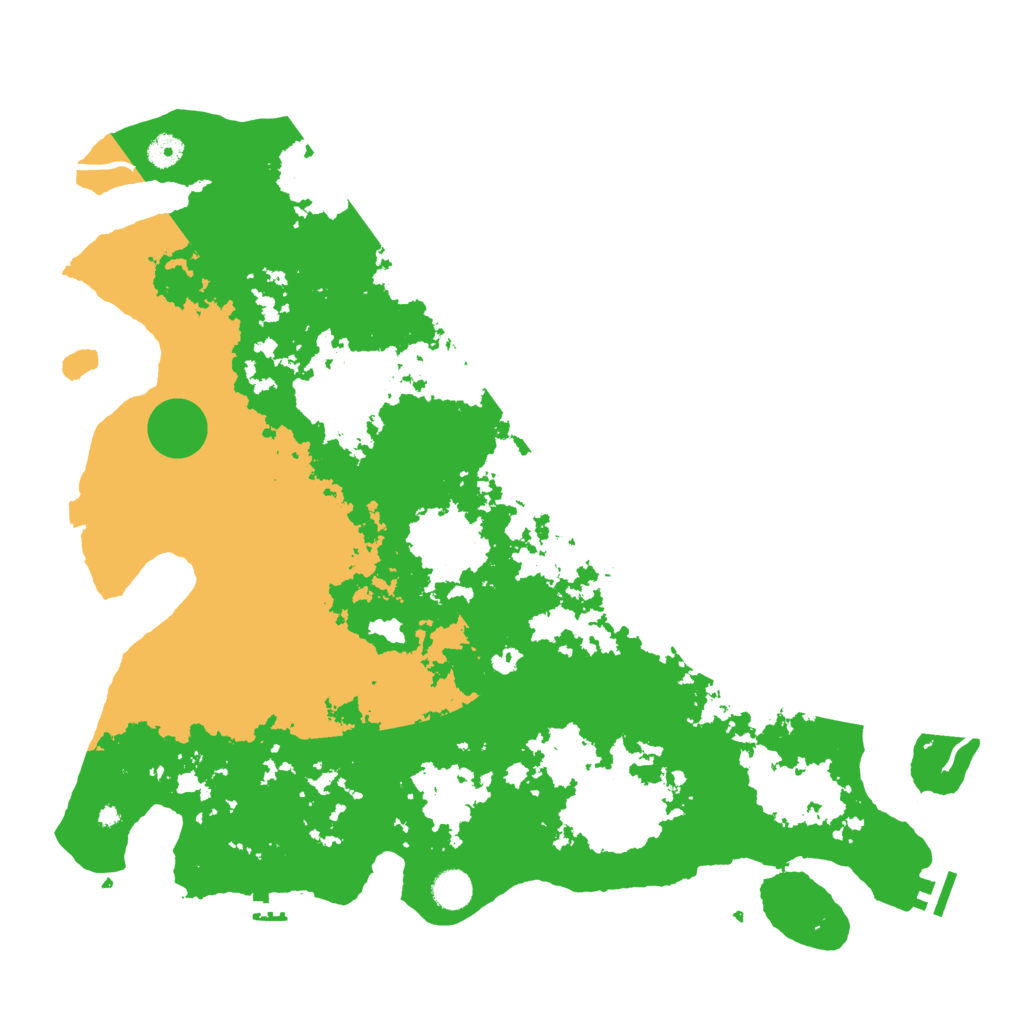 Biome Rust Map: Procedural Map, Size: 4500, Seed: 7274891