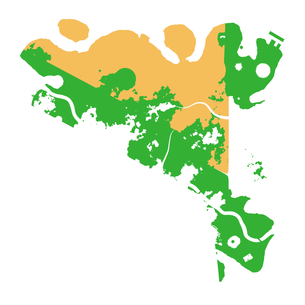 Biome Rust Map: Procedural Map, Size: 3750, Seed: 378215