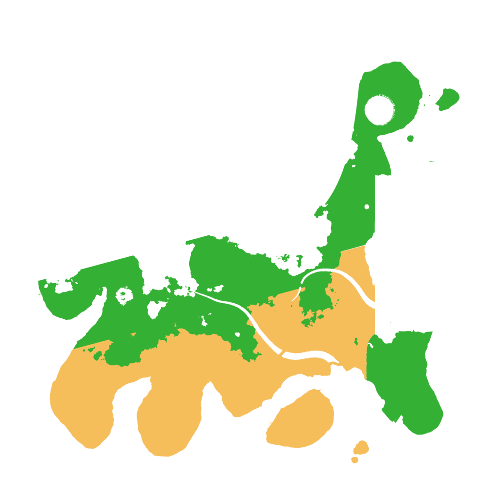 Biome Rust Map: Procedural Map, Size: 3000, Seed: 1111896435