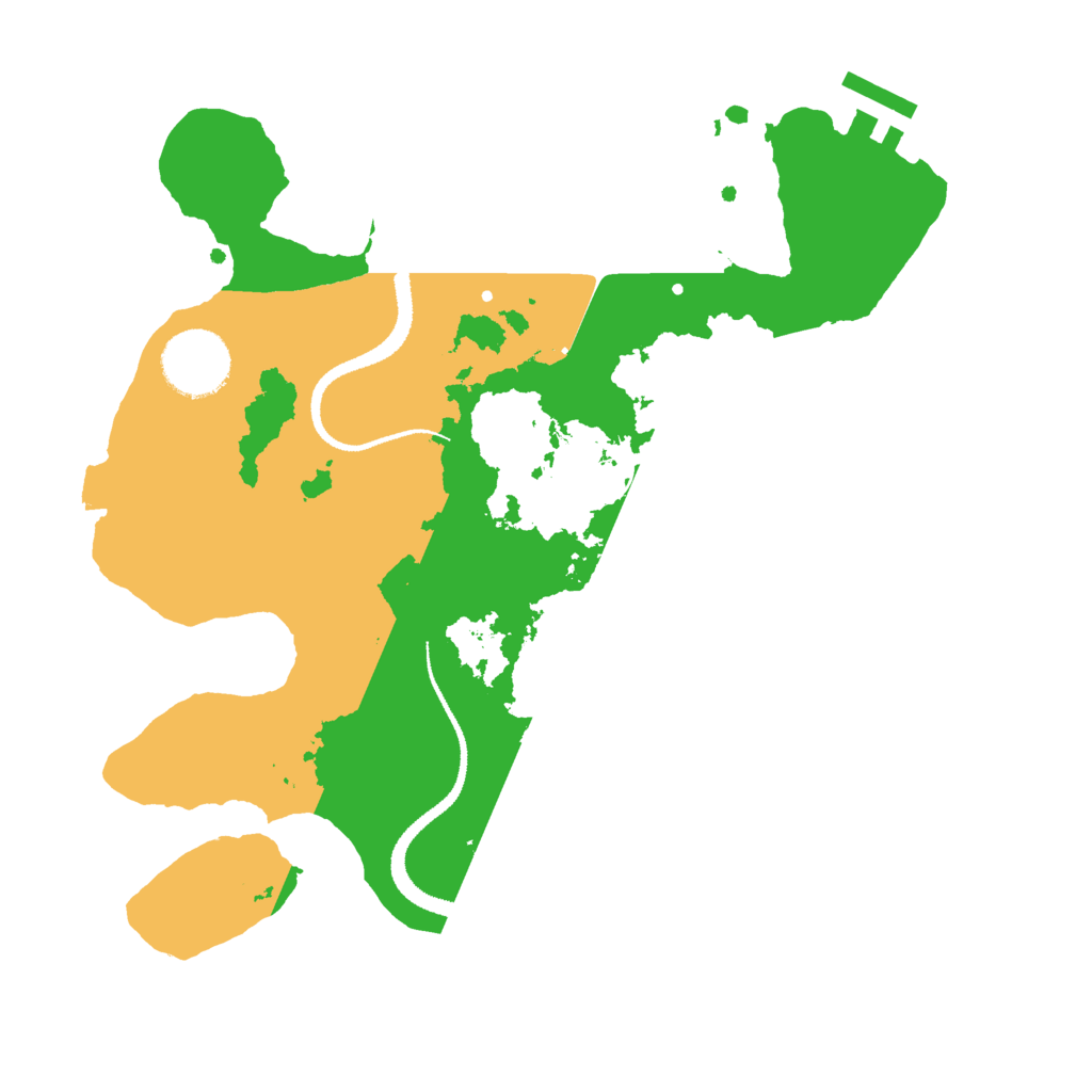 Biome Rust Map: Procedural Map, Size: 2850, Seed: 84128