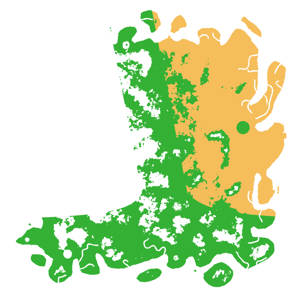 Biome Rust Map: Procedural Map, Size: 6000, Seed: 114496242