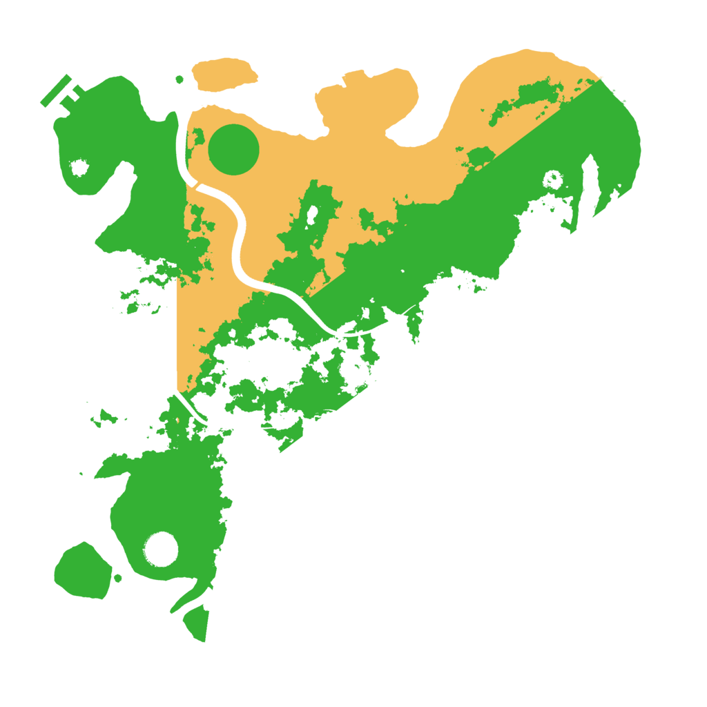 Biome Rust Map: Procedural Map, Size: 3650, Seed: 429094745