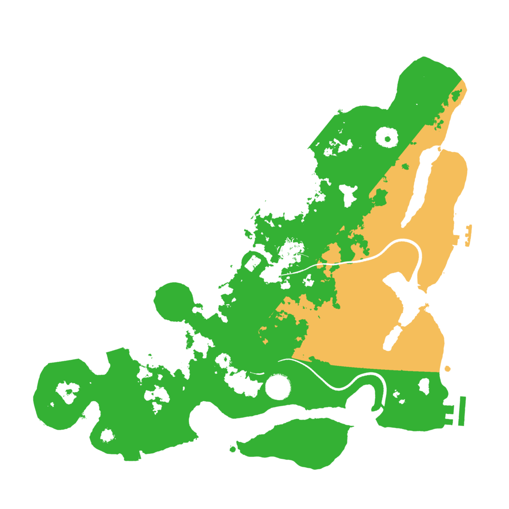 Biome Rust Map: Procedural Map, Size: 3500, Seed: 1162702406