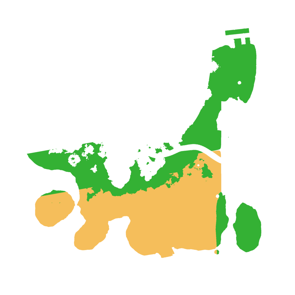Biome Rust Map: Procedural Map, Size: 2500, Seed: 1157440103
