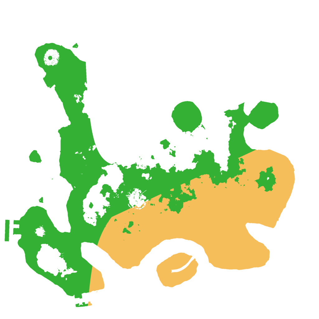 Biome Rust Map: Procedural Map, Size: 3000, Seed: 1244295180