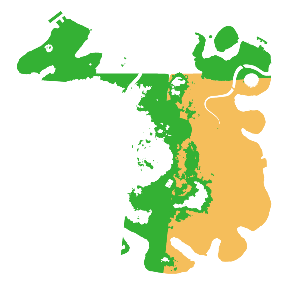 Biome Rust Map: Procedural Map, Size: 3750, Seed: 48671