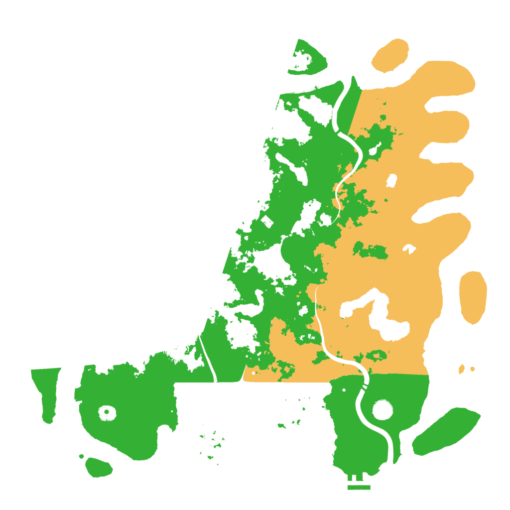 Biome Rust Map: Procedural Map, Size: 4500, Seed: 682087582