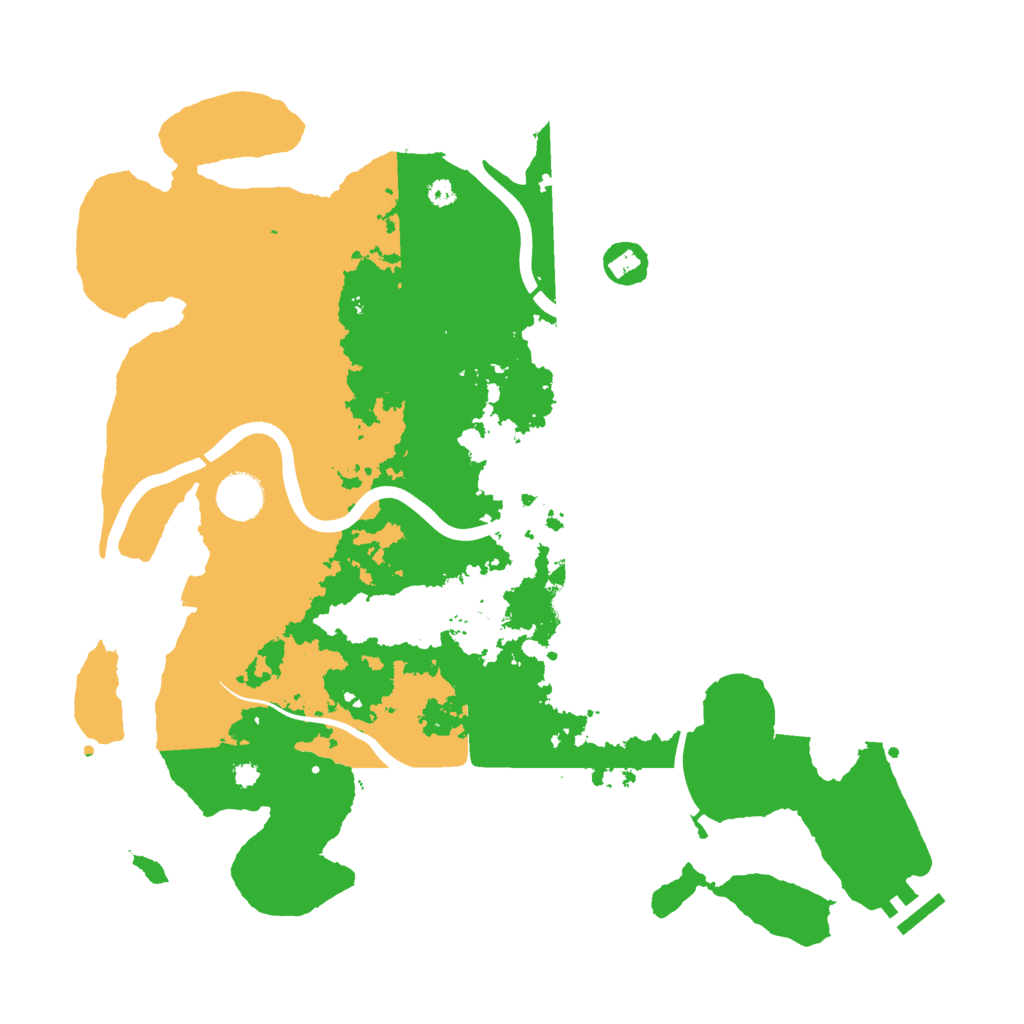 Biome Rust Map: Procedural Map, Size: 3800, Seed: 6348031