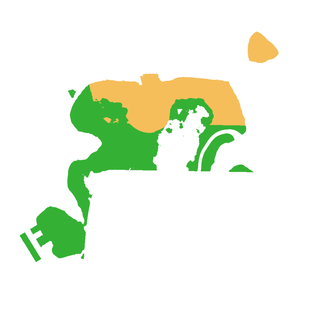 Biome Rust Map: Procedural Map, Size: 2000, Seed: 1393069065