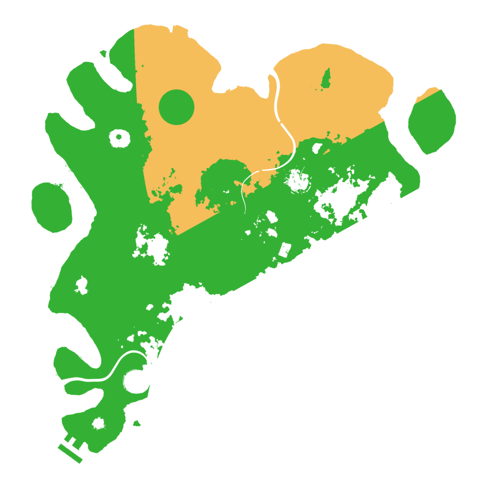 Biome Rust Map: Procedural Map, Size: 3750, Seed: 663202