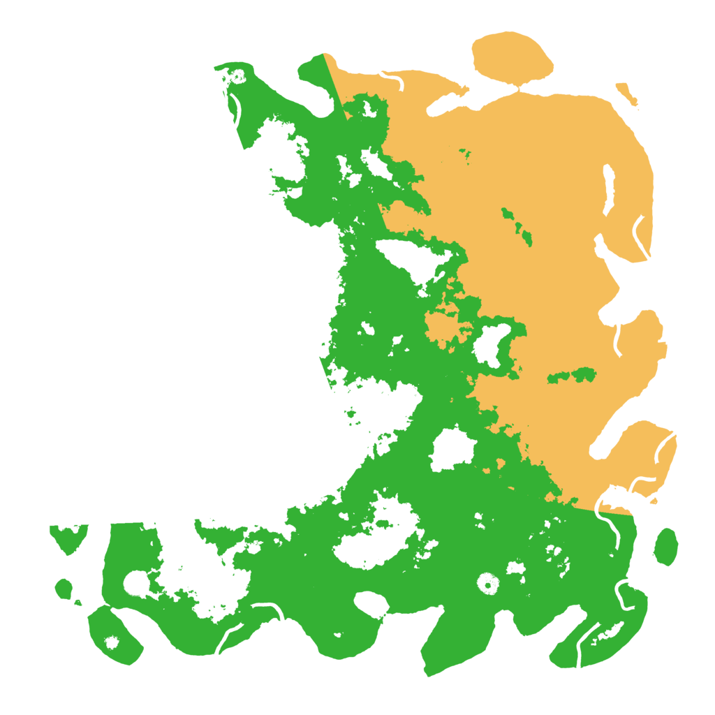 Biome Rust Map: Procedural Map, Size: 5000, Seed: 8669