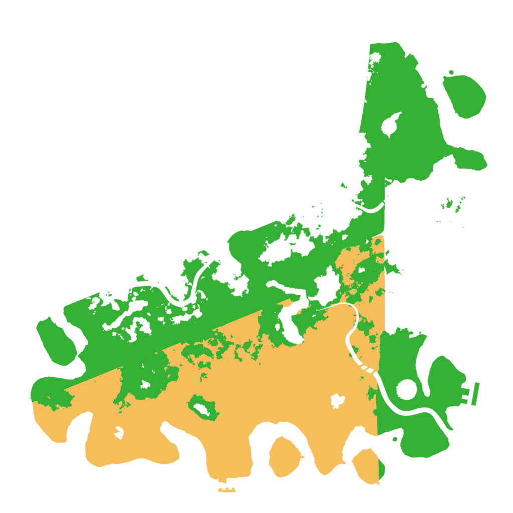 Biome Rust Map: Procedural Map, Size: 4500, Seed: 732133023