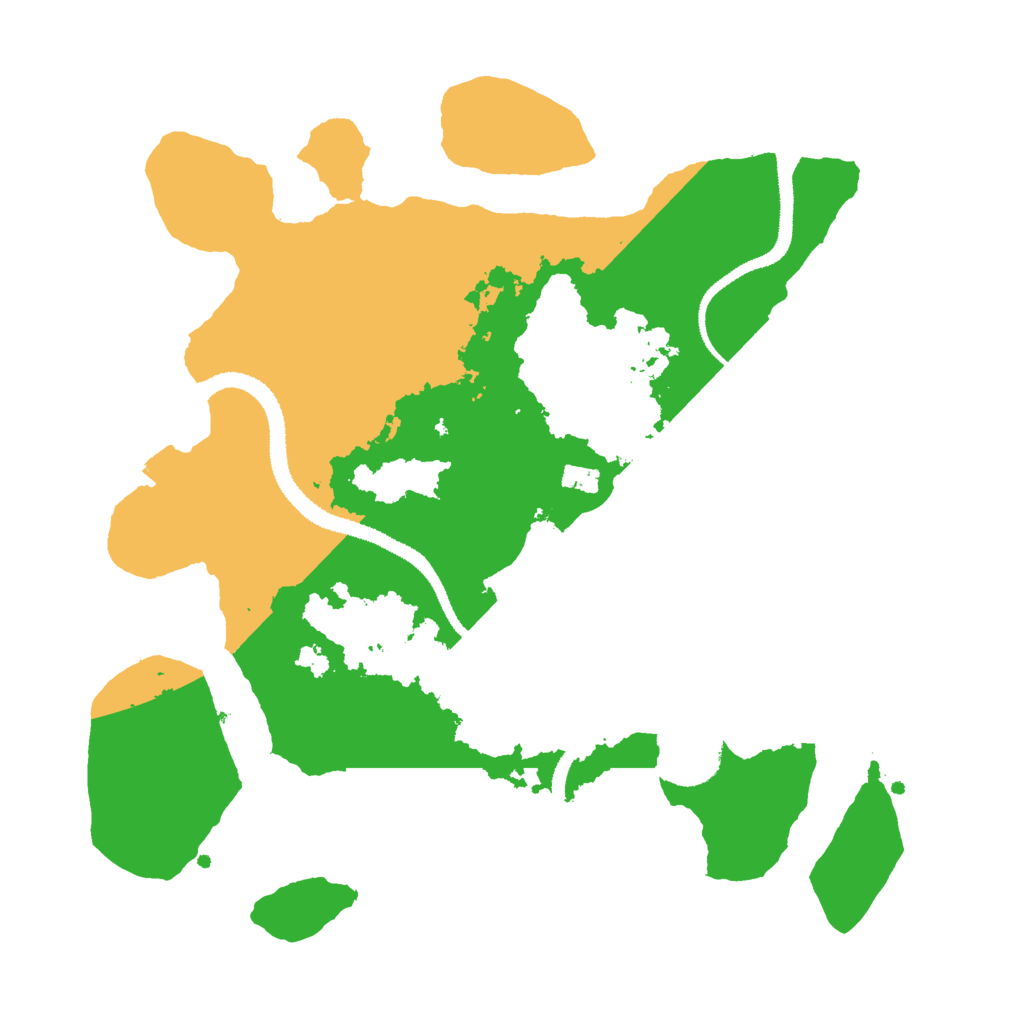 Biome Rust Map: Procedural Map, Size: 3000, Seed: 445866753