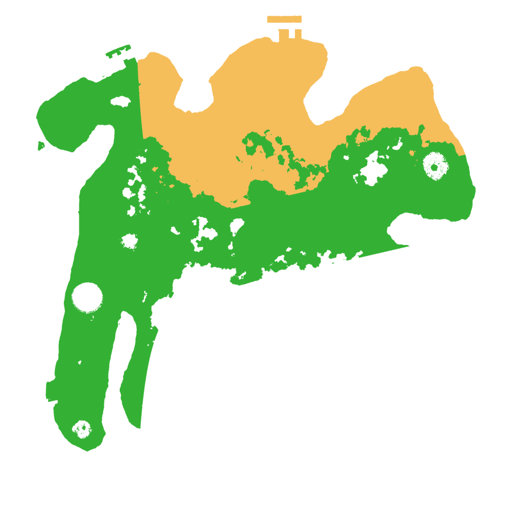 Biome Rust Map: Procedural Map, Size: 3000, Seed: 594661475