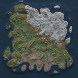 Thumbnail Rust Map: Procedural Map, Size: 4250, Seed: 695374941, 19 Monuments