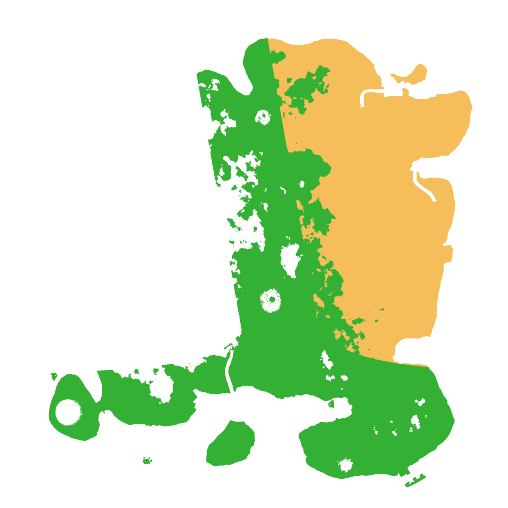 Biome Rust Map: Procedural Map, Size: 3501, Seed: 4545567