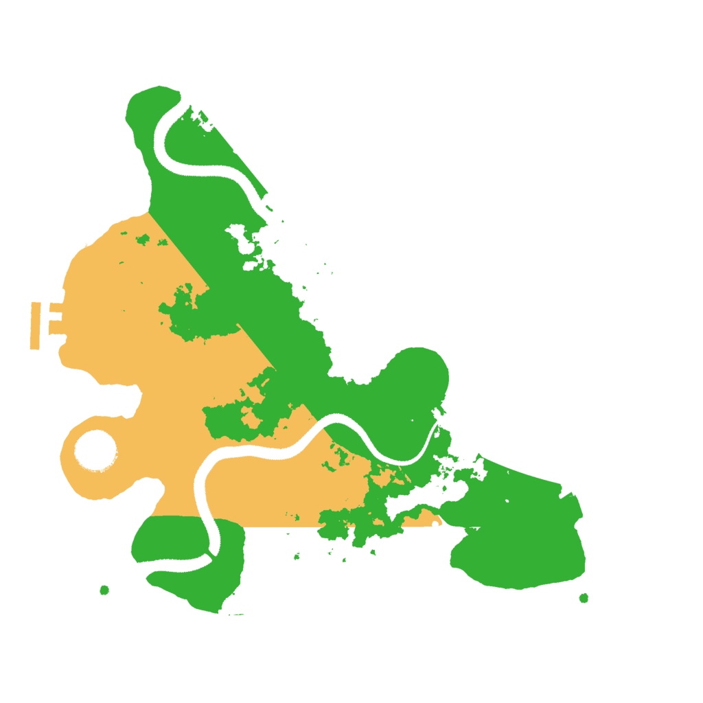 Biome Rust Map: Procedural Map, Size: 3000, Seed: 741697371