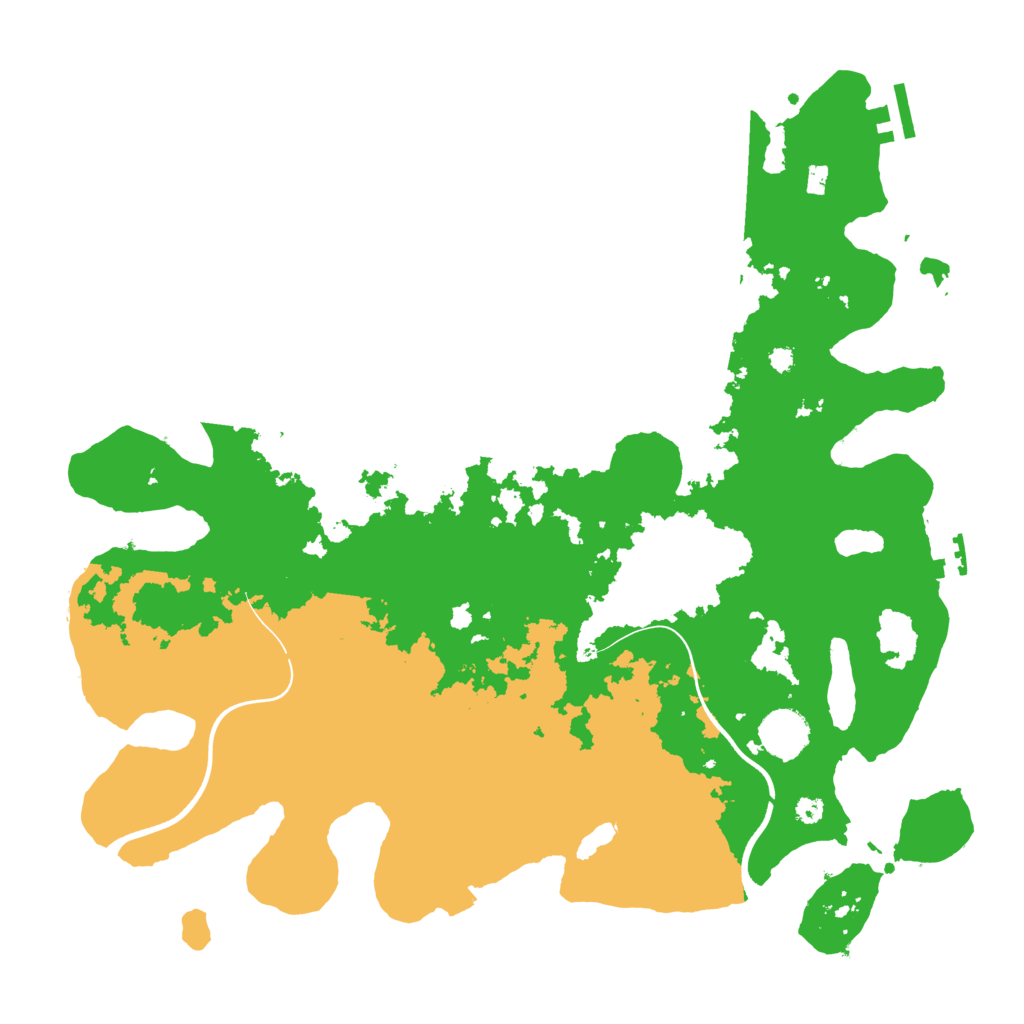 Biome Rust Map: Procedural Map, Size: 3750, Seed: 20954