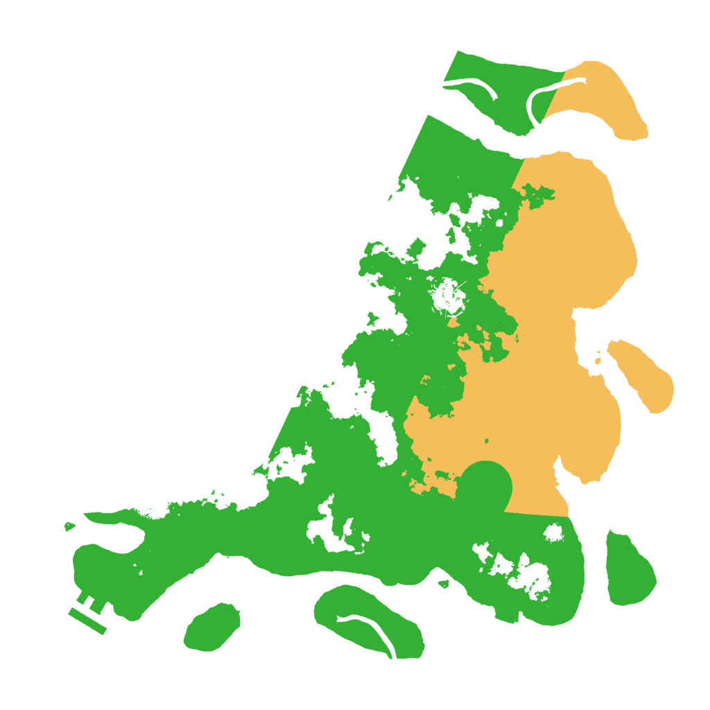 Biome Rust Map: Procedural Map, Size: 3500, Seed: 1273348264