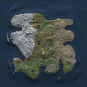 Thumbnail Rust Map: Procedural Map, Size: 2500, Seed: 1507429486, 10 Monuments