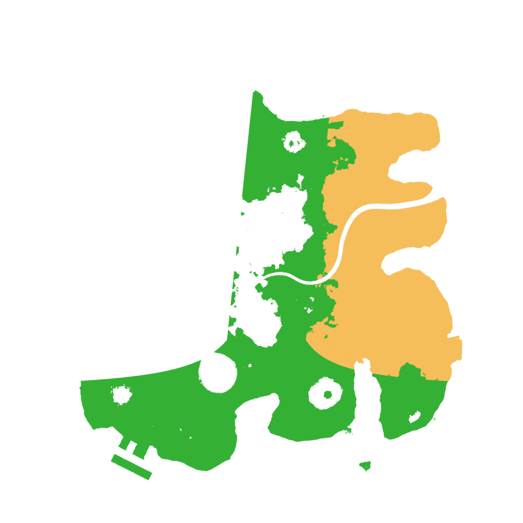 Biome Rust Map: Procedural Map, Size: 2500, Seed: 1507429486