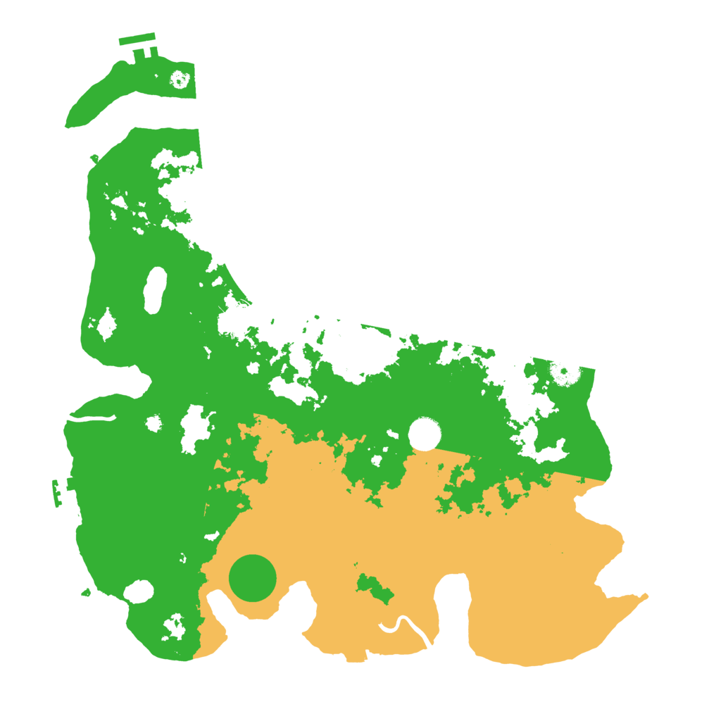 Biome Rust Map: Procedural Map, Size: 4000, Seed: 67111